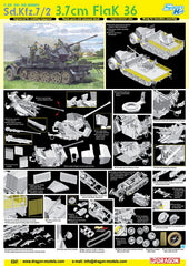 Dragon 1/35 Sd.Kfz.7/2 3.7cm FlaK 36 | 6541